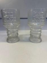 Set of 2 Lord of the Rings The Followship Of The Ring December 2001 Edition Glasses