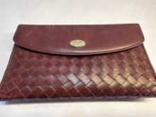 Aigner Checkbook/ Picture Wallet with Zipper Pocket