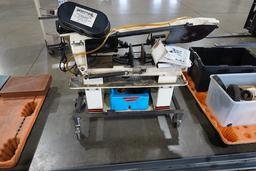 JET 7” HORIZONTAL-VERTICAL BAND SAW MOD: HVBS-7MW W/EXTRA BLADES