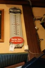 PORCELAIN PRESTONE THERMOMETER