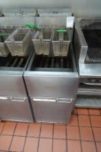 DEAN DOUBLE BASKET GAS DEEP FRYER