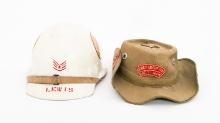 VIETNAM WAR US AIR FORCE JUNGLE HAT & HARD HAT