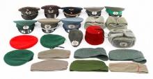 COLD WAR SOVIET AND EAST & WEST GERMAN HEADGEAR