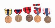 INDIAN WARS - WWI US NUMBERED CAMPAIGN MEDALS