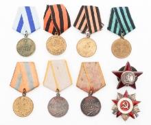 WWII - COLD WAR SOVIET RED STAR & MEDALS