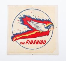 WWII USAAF "THE FIREBIRD" BOMBER PATCH