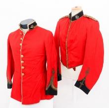 EARLY 20th C. 18th ROYAL IRISH RGT OFFICER TUNICS