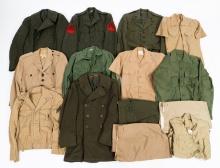 WWII - COLD WAR USMC TUNICS & UNIFORM ITEMS