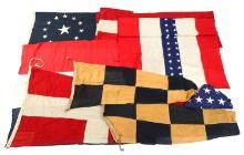 WWI - COLD WAR US, USO, FRENCH, & SIGNAL FLAGS