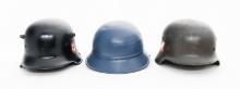 REFURBISHED WWII GERMAN COMBAT HELMETS