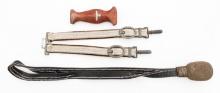 WWII GERMAN SA DAGGER HANDLE, HANGER, & PORTEPEE