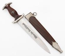 WWII GERMAN SA DRESS DAGGER by RZM M7/36