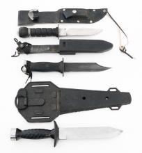 COLD WAR US NAVY MK 3 & COMMERCIAL DIVING KNIVES