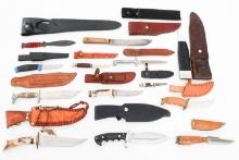 FIXED BLADE HUNTING KNIVES & SHEATHS BONANZA