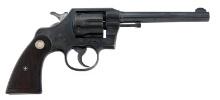 1935 COLT OFFICIAL POLICE MODEL .22 LR REVOLVER