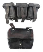 GERMAN MILITARY FIELD GEAR AND MAGAZINE POUCHES