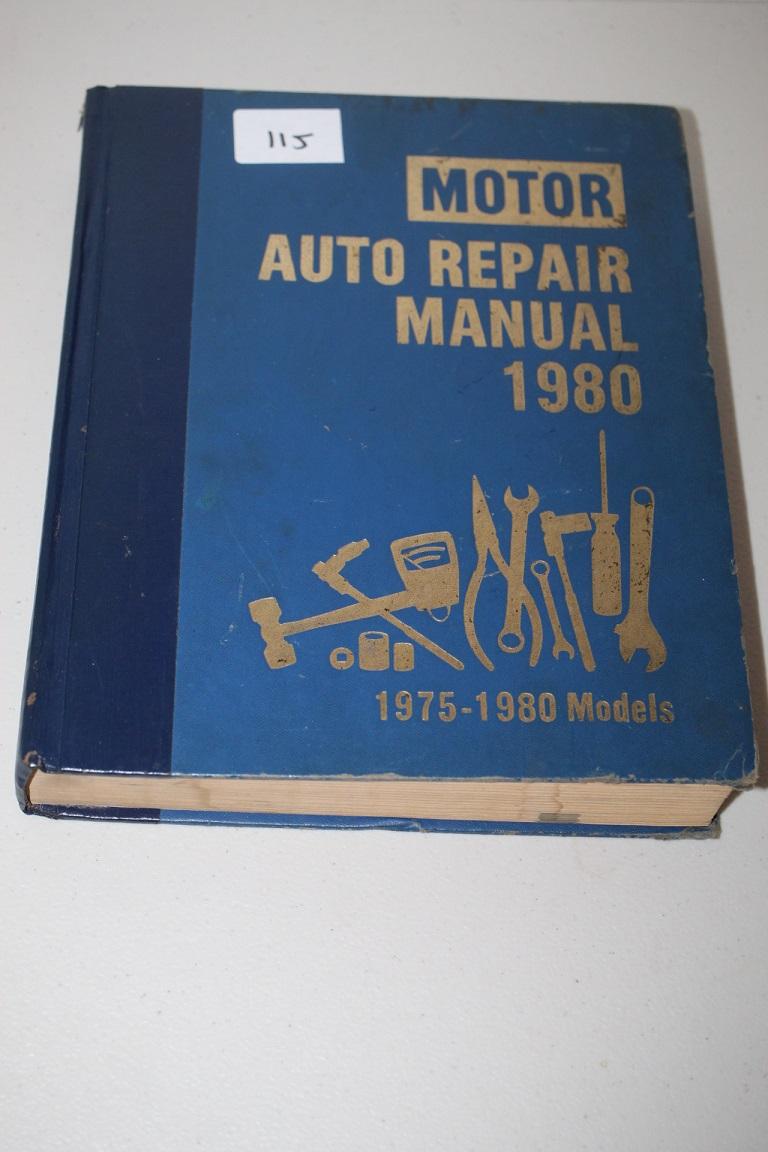 Auto Repair Manual 1980 Book, 1975-1980 Models, 43rd Edition, 1979, Motor, Hard Cover