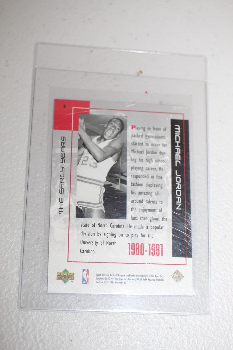 Michael Jordan The Early Year's Card, #5, 1979-1980, Upper Deck 1999