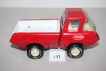 Tonka Red Truck, Metal & Plastic, 8 1/2"