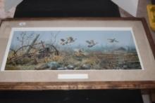 Framed & Matted 1996 Zoellick Print, 197/1000, 40 1/4" x 24 1/4" Including Frame