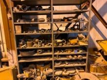 Shelf & Content of Assorted Plumbing (Located on second floor of the plant)