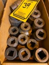 Assorted 3/4" Drive Impact Sockets