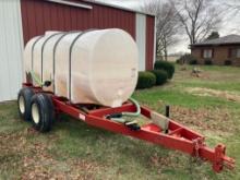 Ag Systems liq. nurse trailer, Snyder 1250gal. poly tank