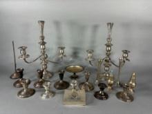 Very Large Lot of Weighted Sterling Silver Pieces
