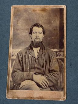 CIVIL WAR CDVs 71ST OHIO VOL INF. - TWO BROTHERS - ONE HELD AT ANDERSONVILLE