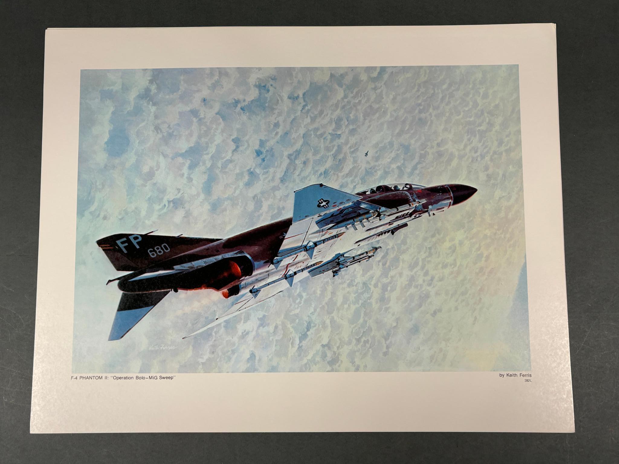 U.S. AIR FORCE LITHOGRAPH SERIES SET # 25