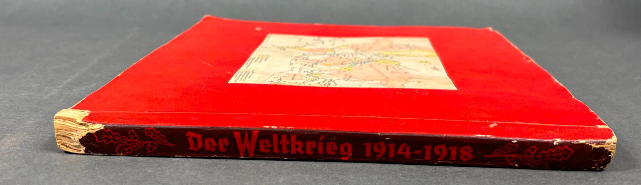 WWI GERMAN CIGARETTE CARD ALBUM DER WELTKRIEG