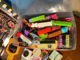 Pez Dispensers, Collectible Buttons, Toys & More