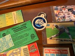 Group of Collectable Baseball Memorabilia - Cards, Tickets & More