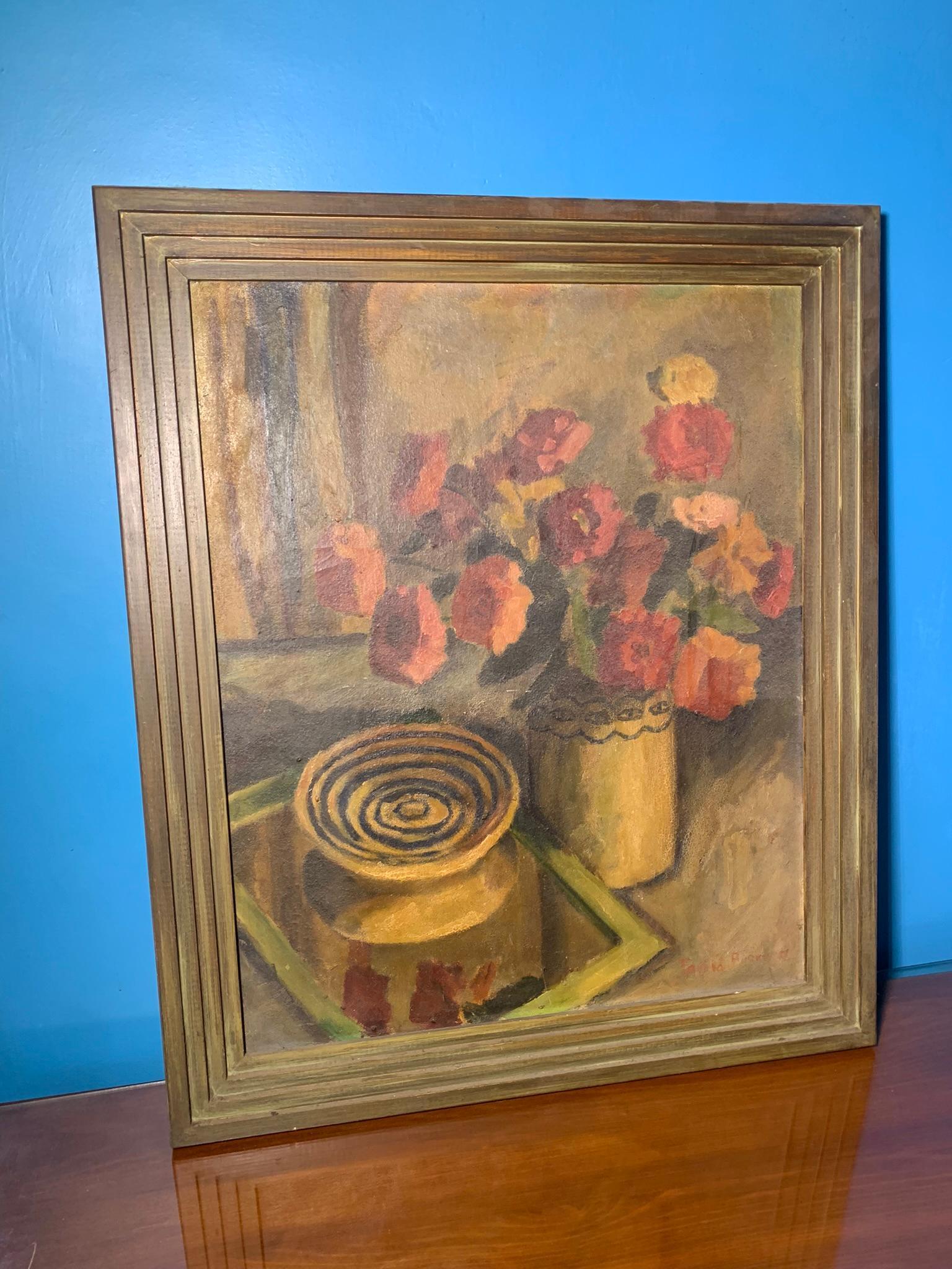 Oil on Canvas Signed Framed Painting