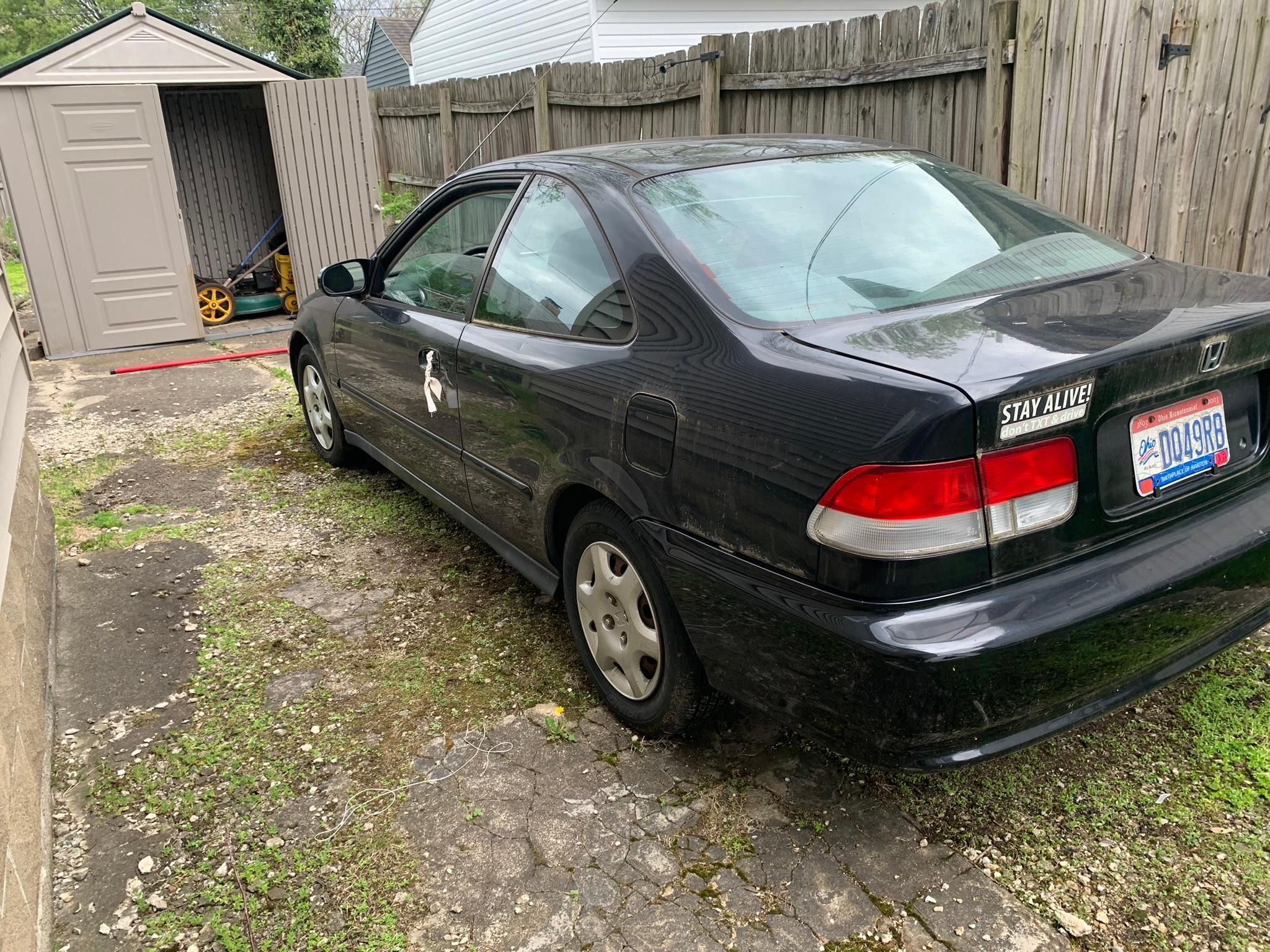 2000 Honda Civic, 90,338. Miles. Starts, Runs, Drives