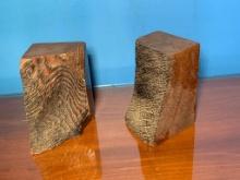 Pair of Wood Bookends