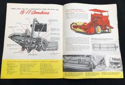 MASSEY-HARRIS SUPER 26 AND 27 COMBINES BROCHURE