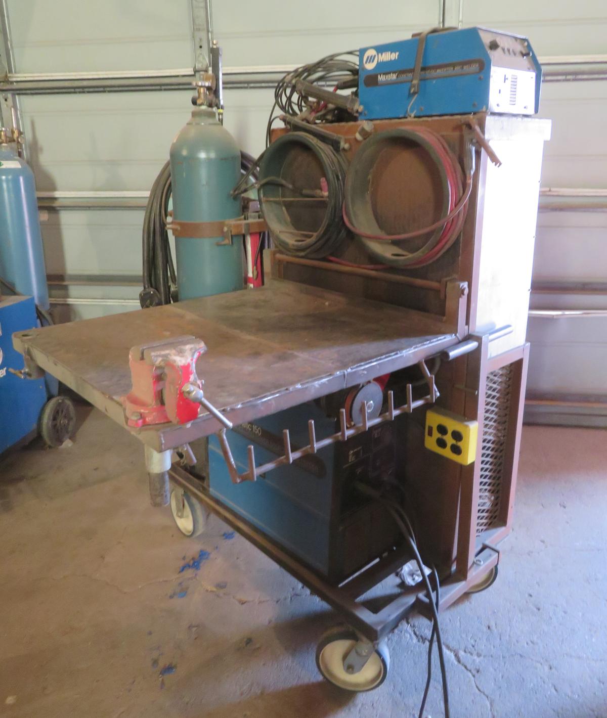 MILLER MATIC 150 AC/DC WELDER & MILLER MAVSTAR 91