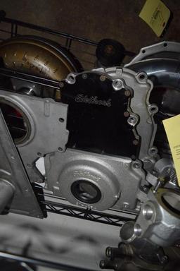 (2) Water Pumps, Edelbrock Timing Covers