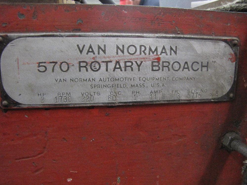 Van Norman 570 Head Resurfacing Machine