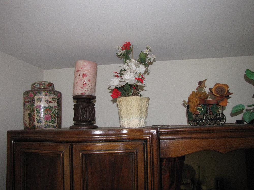 Oriental vases and decor