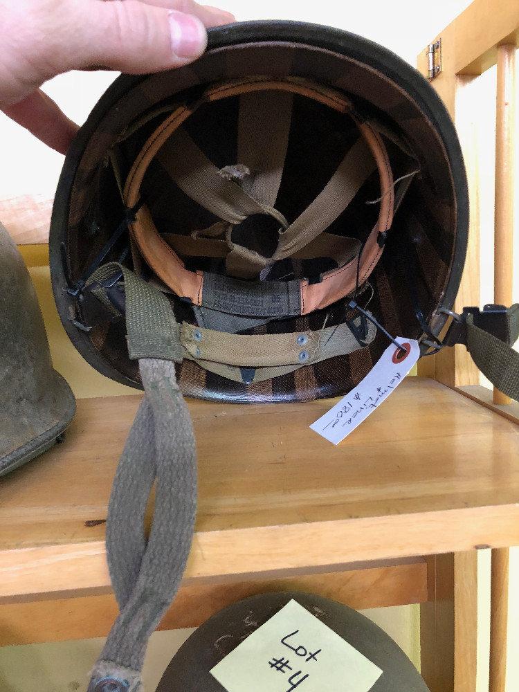 Combat helmet with liner