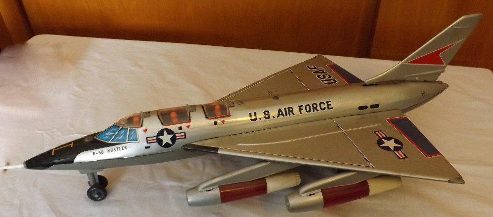 Marx Japan U.S Air Force B-58 Hustler Jet