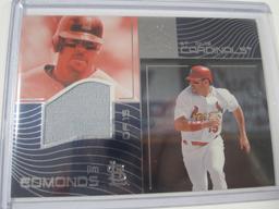 Jim Edmonds St Louis Cardinals Game Used Worn Jersey Card SP