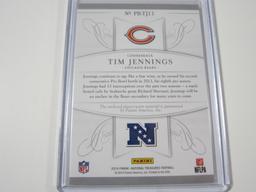 Tim Jennings Chicago Bears Game Used Worn Jersey Card SP