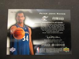 2004 UPPERDECK BASKETBALL PETER JOHN RAMOS SIGNED AUTOGRAPHED CARD