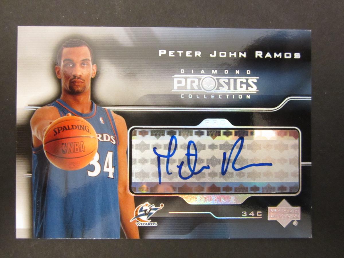 2004 UPPERDECK BASKETBALL PETER JOHN RAMOS SIGNED AUTOGRAPHED CARD