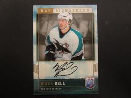 2007 UPPERDECK HOCKEY MARK BELL SIGNED AUTOGRAPHED CARD