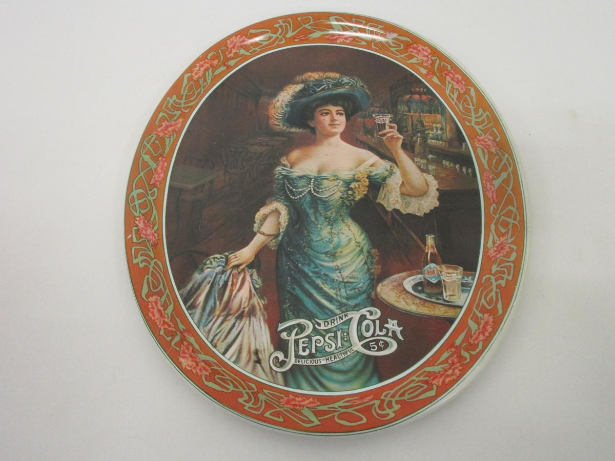 Pepsi Cola Vintage Victorian style metal drink tray