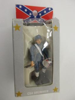 Civil War Miniature Soldier CSA Drummer Americana Souvenirs and Gifts